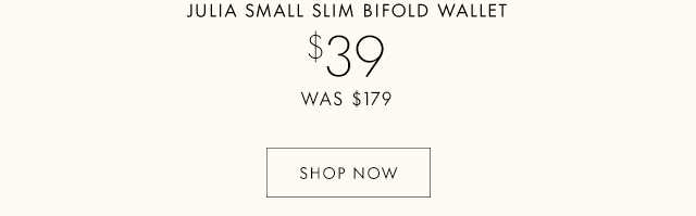 JULIA SMALL SLIM BIFOLD WALLET