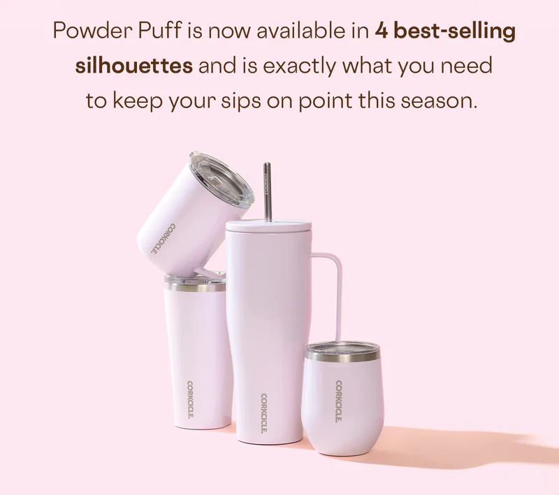 Shop NEW Powder Puff Drinkware