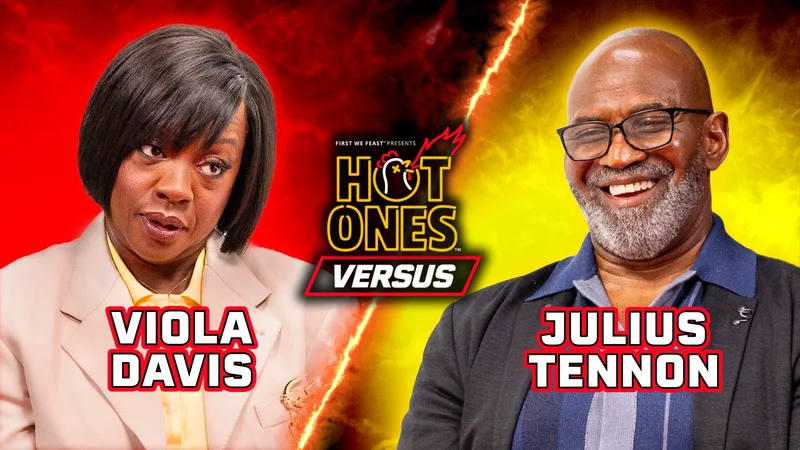 Viola Davis and Julius Tennon on Hot Ones Versus.