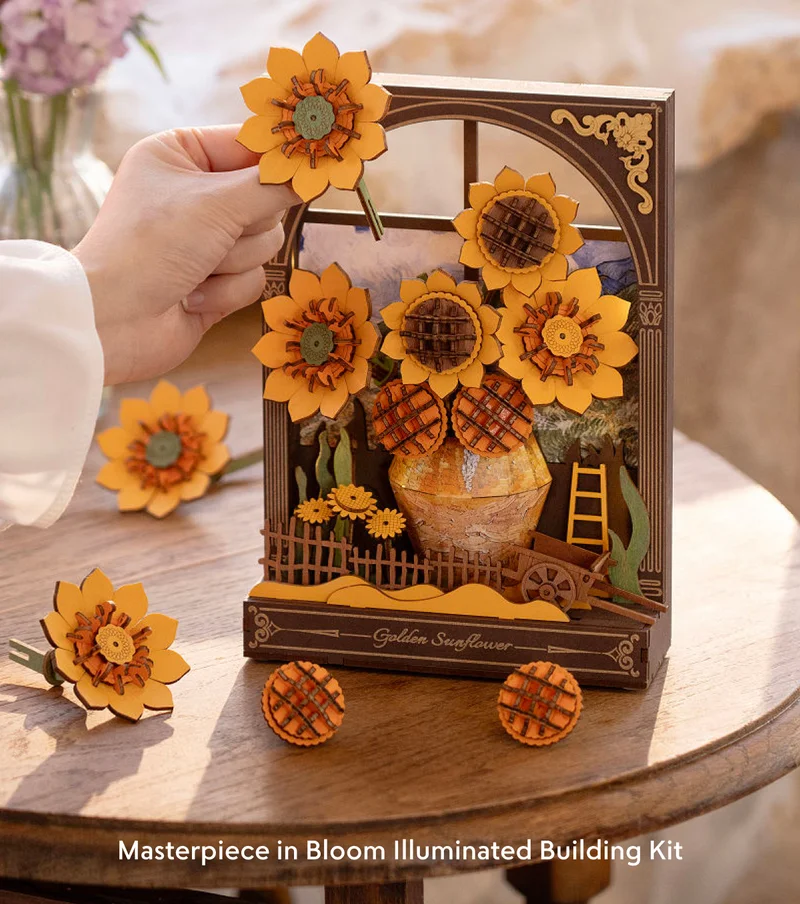 Masterpiece in Bloom Illuminated Building Kit