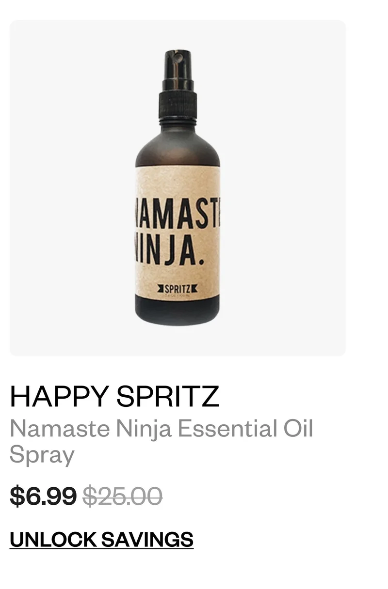 Happy Spritz - Namaste Ninja Essential Oil Spray