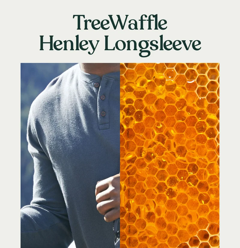 TreeWaffle Henley Longsleeve