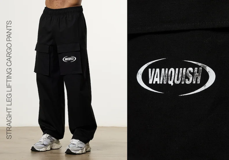 Straight Leg Lifting Cargo Pants