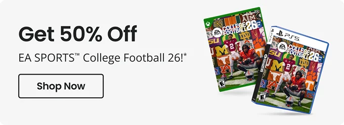 Get 50% Off EA Sports™️ College Football 26!* | Shop Now
