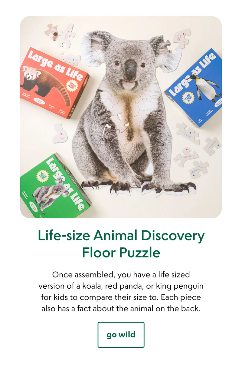 Life-size Animal Discovery Floor Puzzle