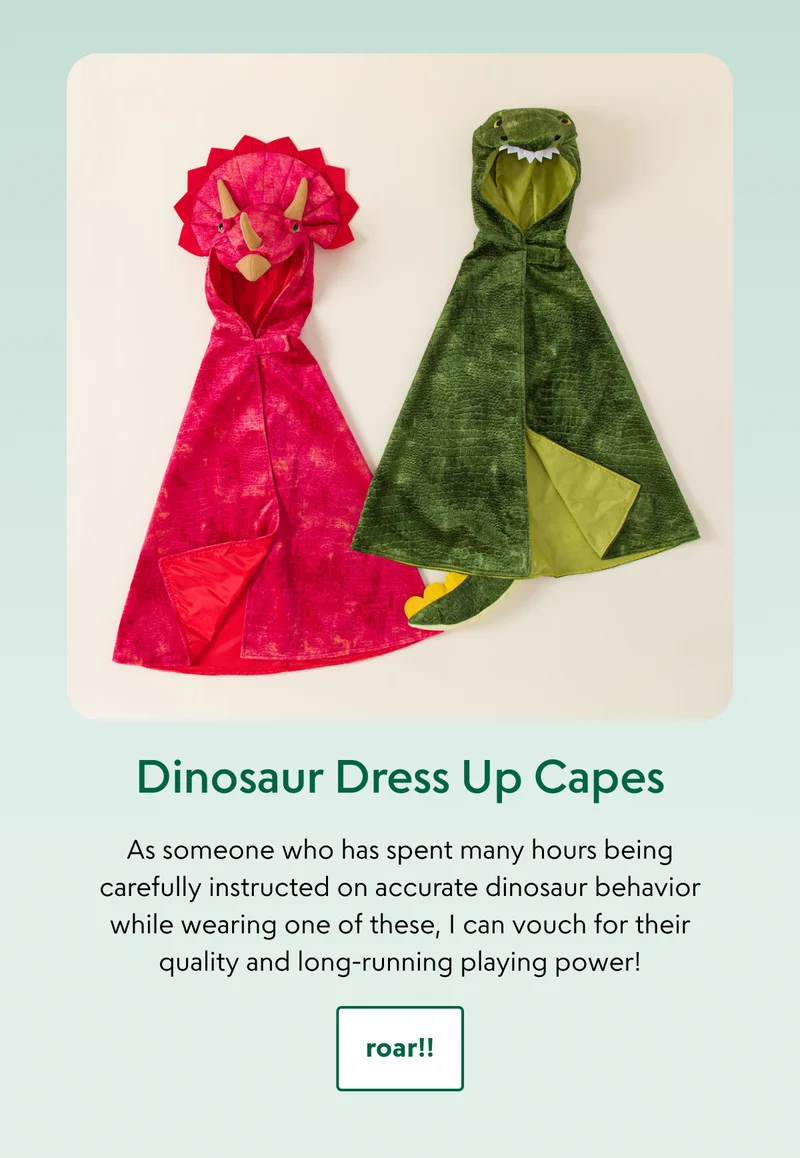 Dinosaur Dress Up Capes