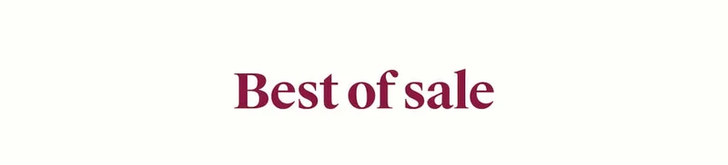 Best of sale SHOP THE SALE No code necessary | prices as marked