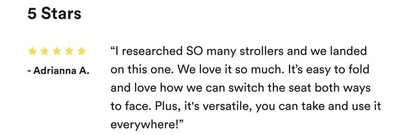 customer review