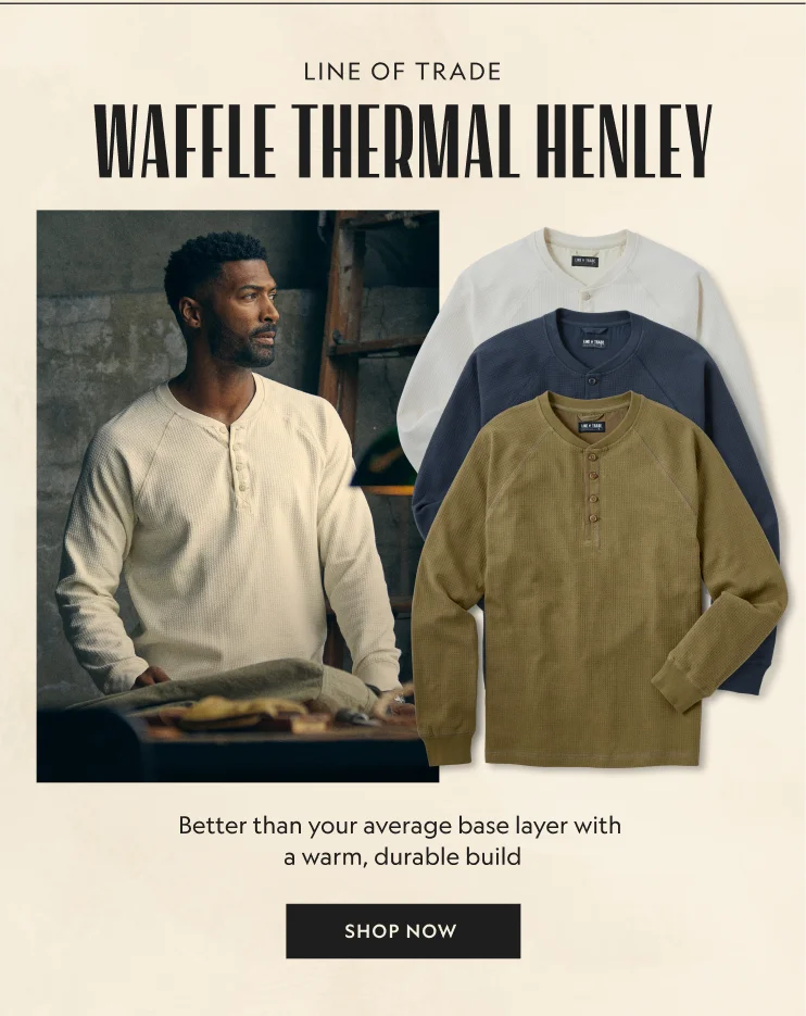 Waffle Thermal Henley