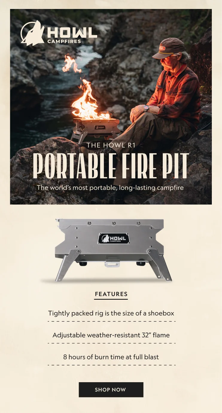 The Howl R1 Portable Fire Pit