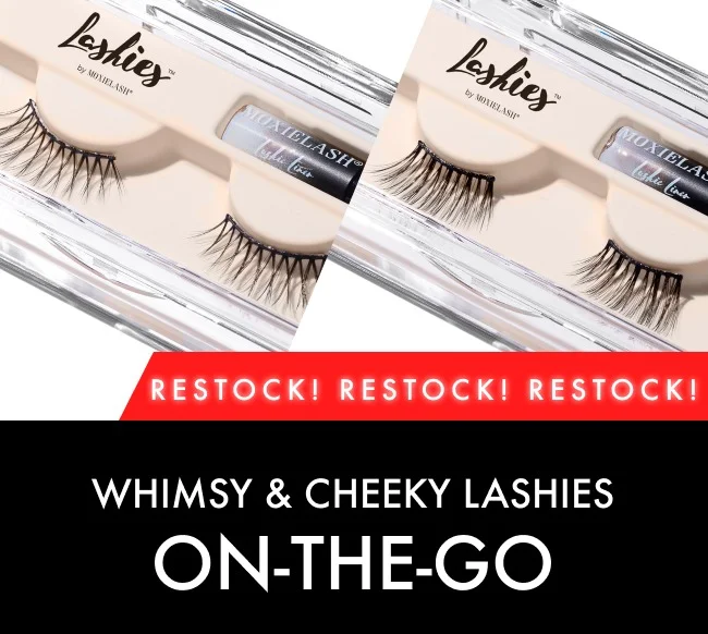 RESTOCK RESTOCK RESTOCK  WHIMSY AND CHEEKY LASHIES  ON-THE-GO