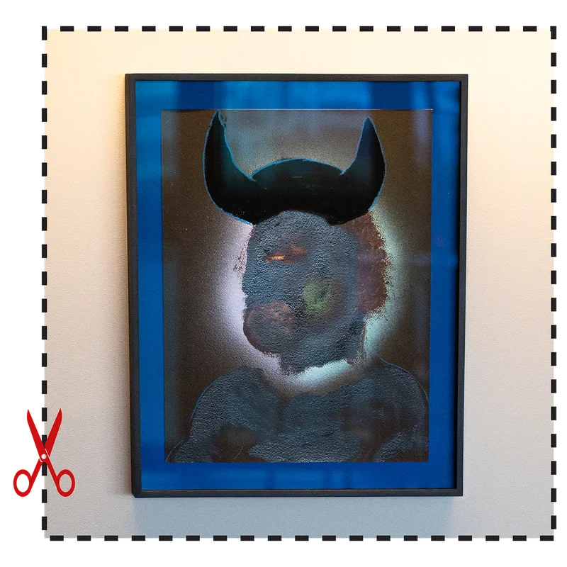 Contemporary artwork by Curtis Talwst Santiago at the Ace Hotel Toronto, tying in the vibrant local art scene and the upcoming exhibition by Fin Simonetti at COOPER COLE.