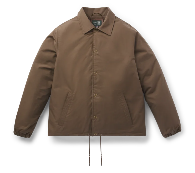 9200042 - Waxed Primaloft® Coaches Jacket - Brown - Men's