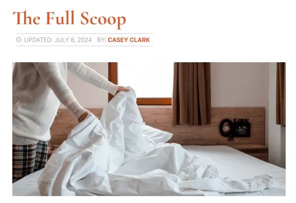 The Full Scoop • Time Stamped official article highlight