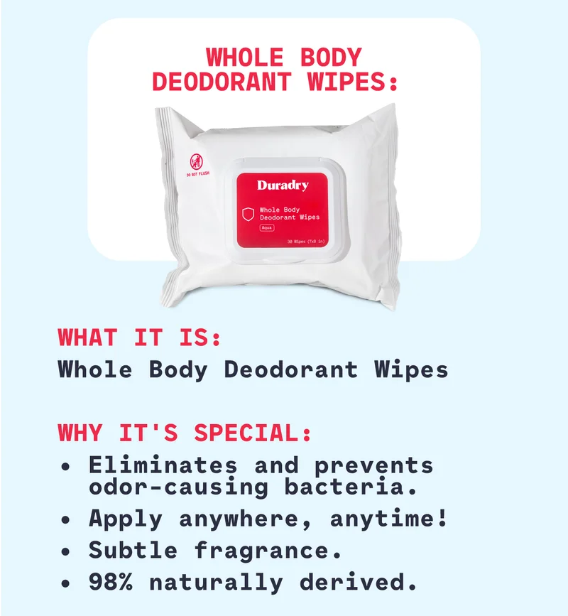 Whole Body Deo Wipes