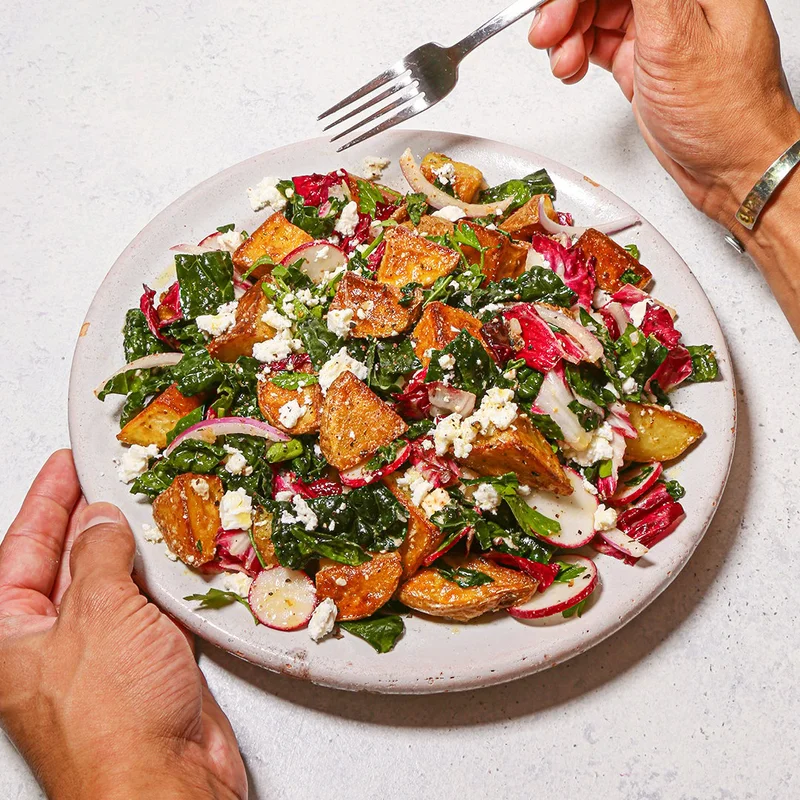 Warm Salad with Potatoes