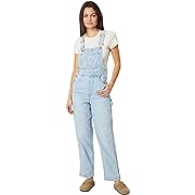 Denim Oversized Carpenter Overalls in Collier Wash