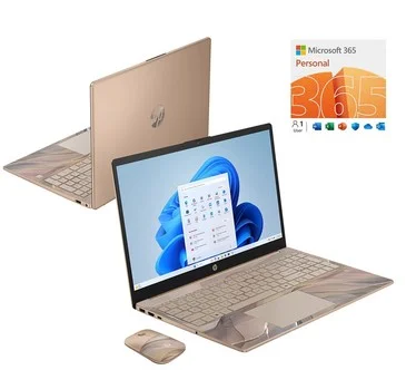 HP 15" Touch Intel N100 4GB RAM 128GB SSD w/ MS365 & Voucher
