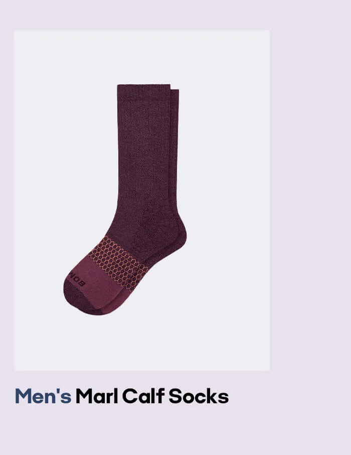 Men's Marl Calf Socks