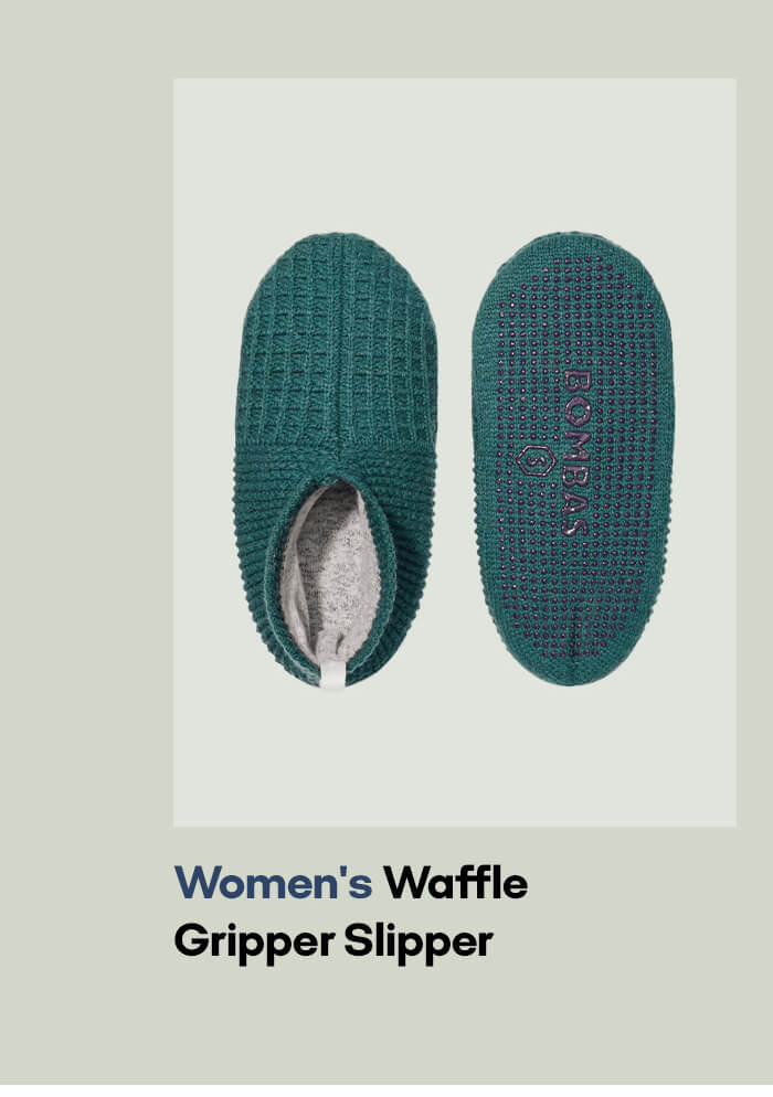 Women's Waffle Gripper Slipper