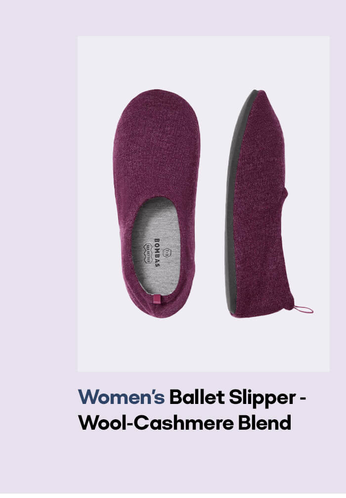 Women's Ballet Slipper Wool-Cashmere Blend