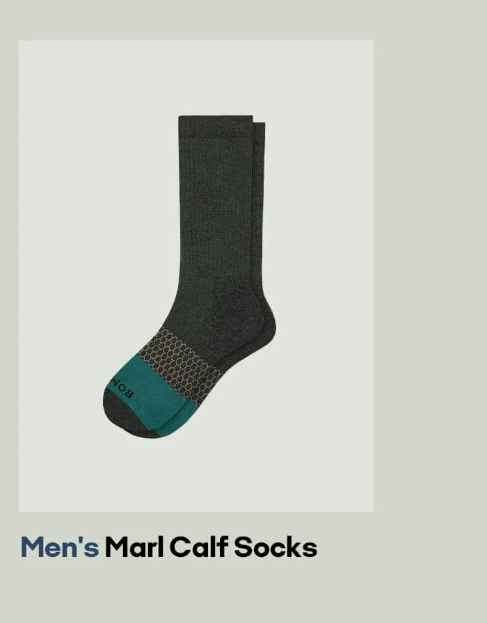 Men's Marl Calf Socks