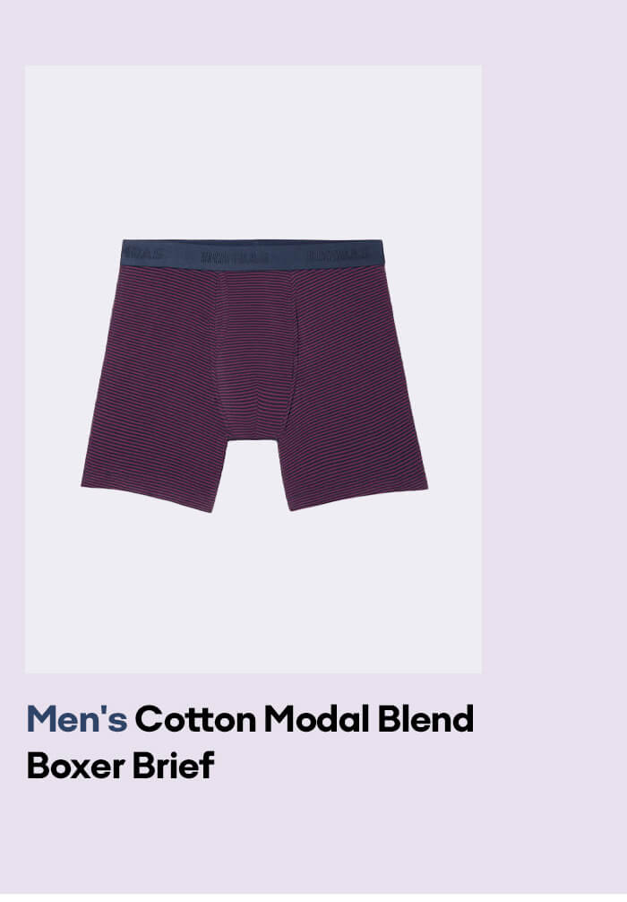 Men's Cotton Modal Blend Boxer Brief