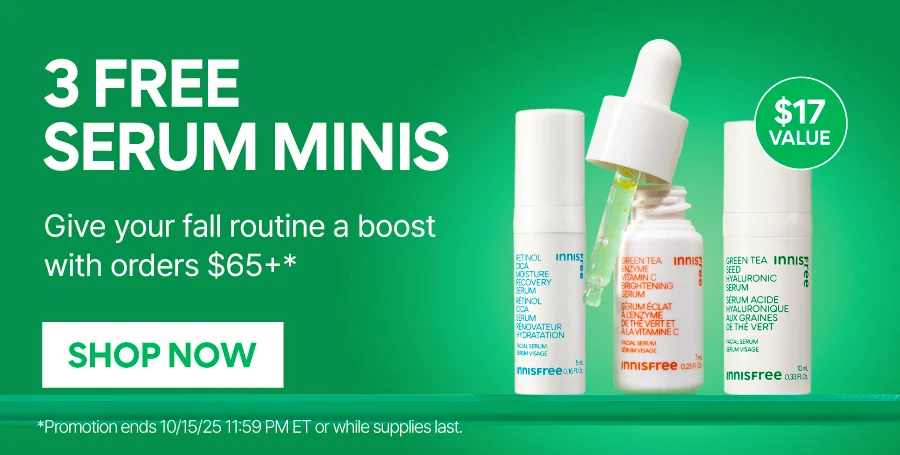 3 FREE SERUM MINIS
