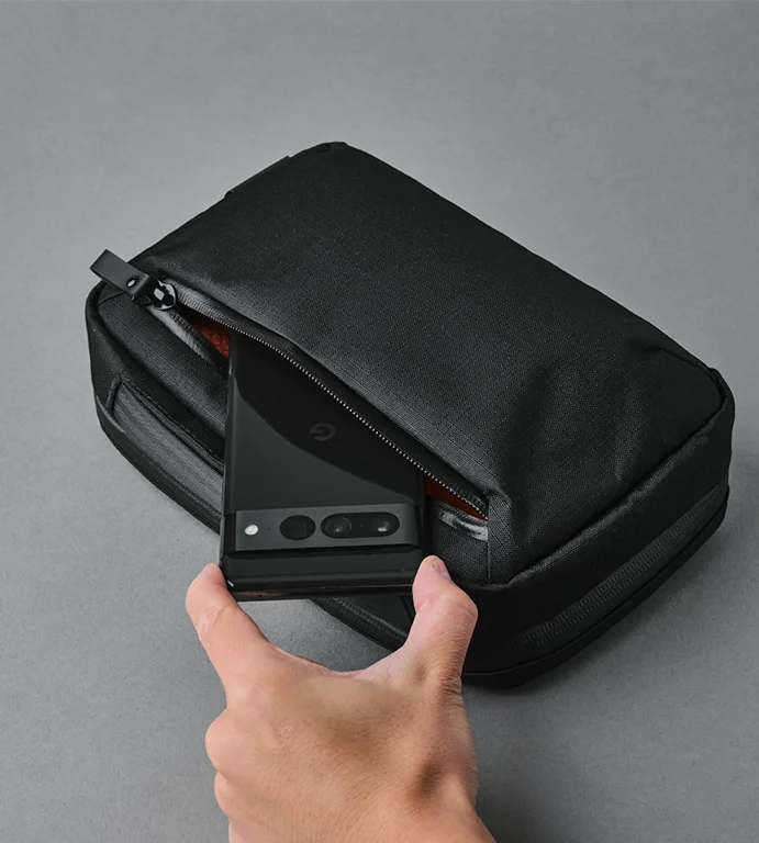 sunglasses in tech case