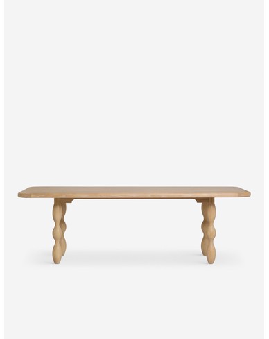 Rosita Dining Table - White Wash