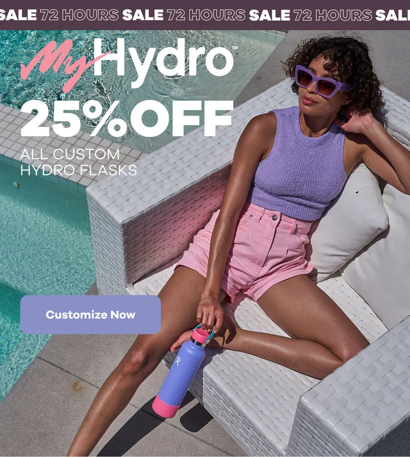 MyHydro 25% off | Customize Now