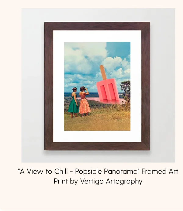 A View to Chill - Popsicle Panorama Framed Art Print by Vertigo Artography
