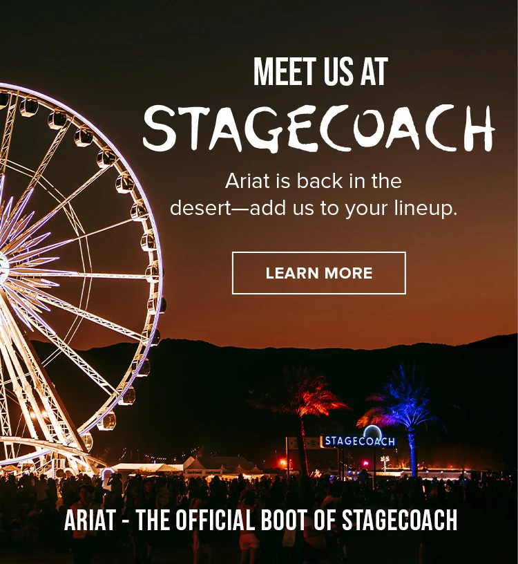 Meet us at Stagecoach | Learn More