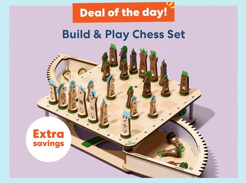 Build & Play Chess Set