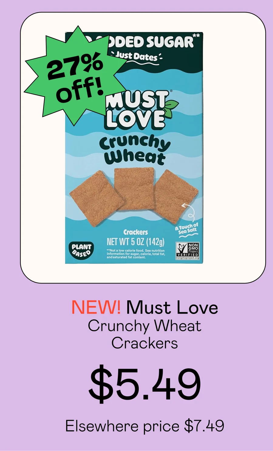 Crunchy Wheat Crackers