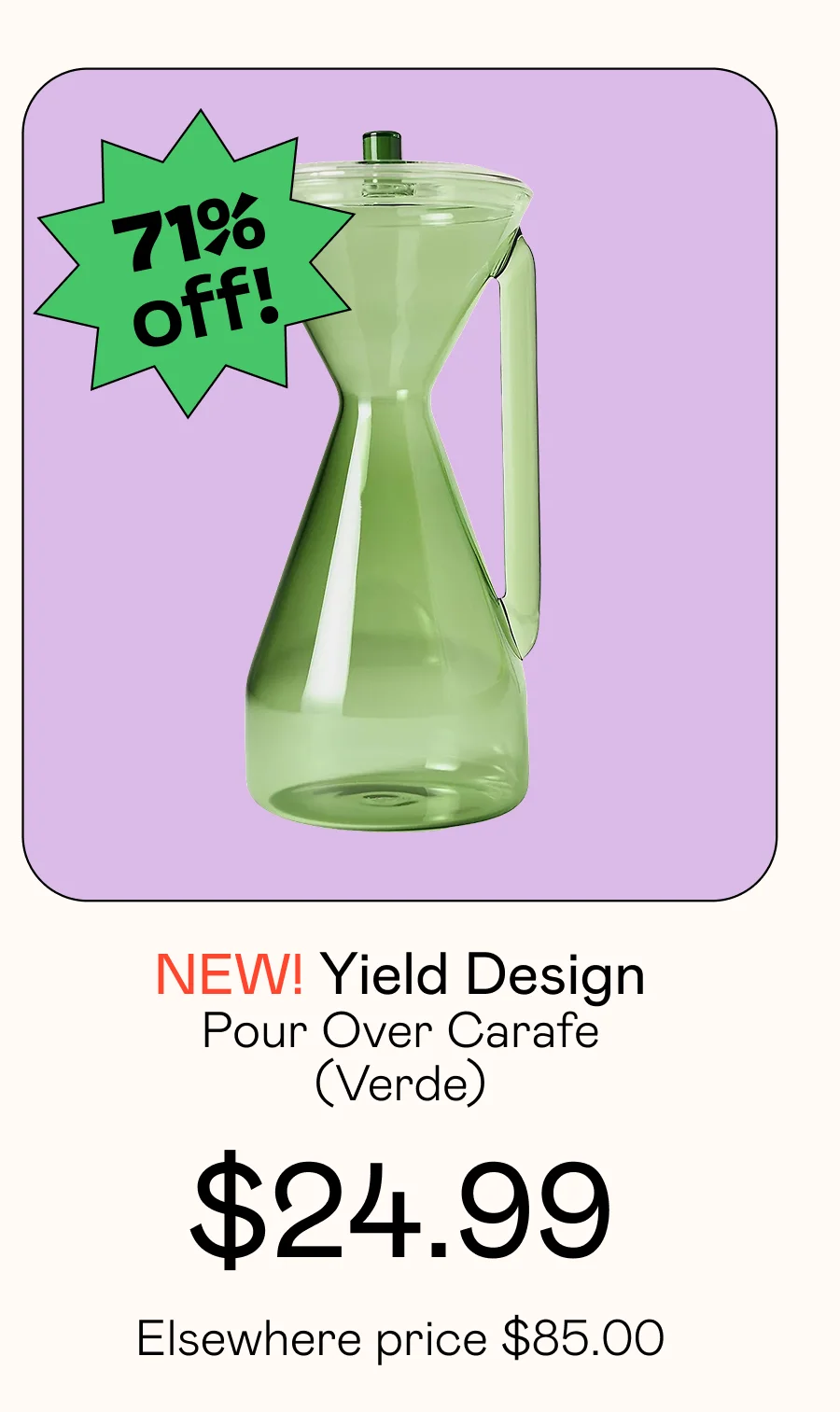 Pour Over Carafe (Verde)