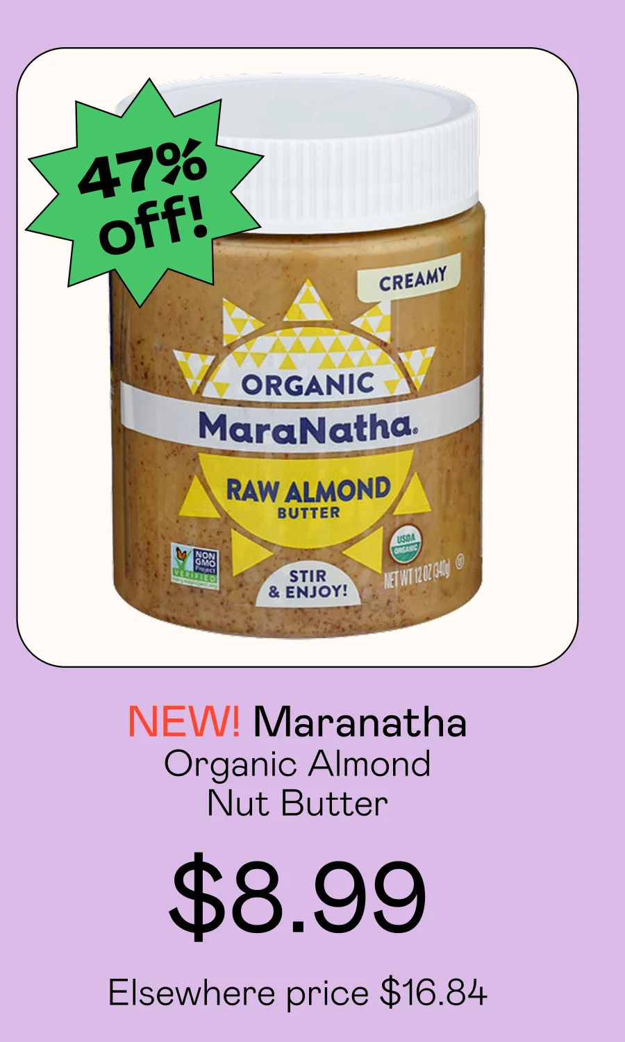 Organic Almond Nut Butter