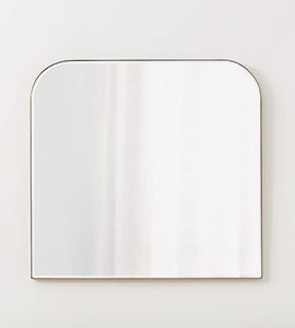 Edge Brass Arch Wall Mirror