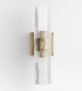 Soleil Fluted Glass Wall Sconce