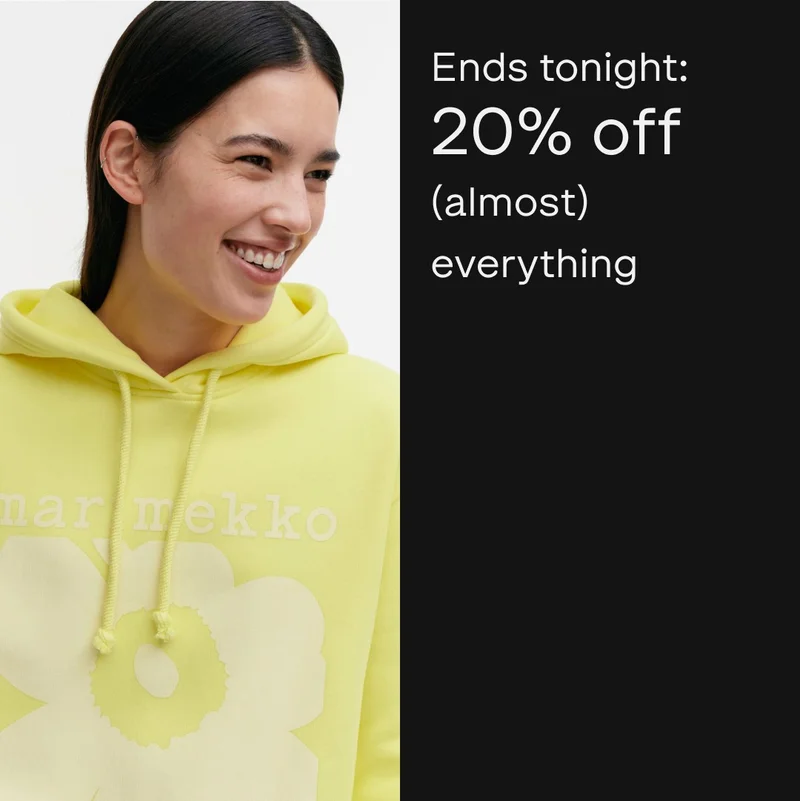 Treat Yourself sale: 20% off (almost) everything