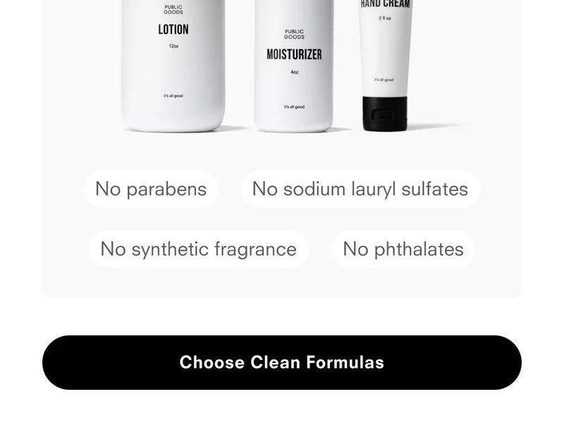 Choose clean formulas