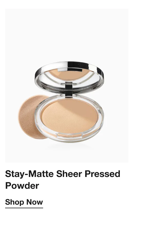 Stay-Matte Sheer Pressed Powder  | Shop Now