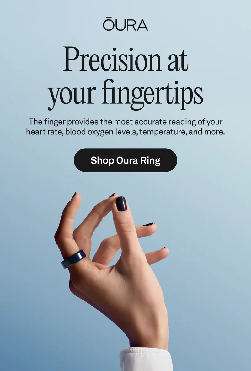 The finger provides the most accurate reading of your heart rate, blood oxygen levels, temperature, and more.