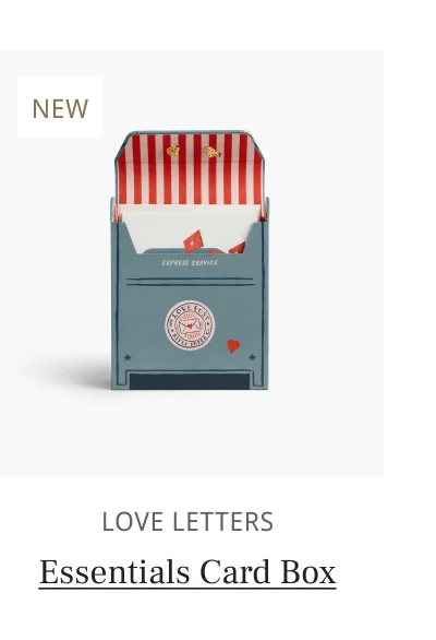 NEW | LOVE LETTERS Essentials Card Box