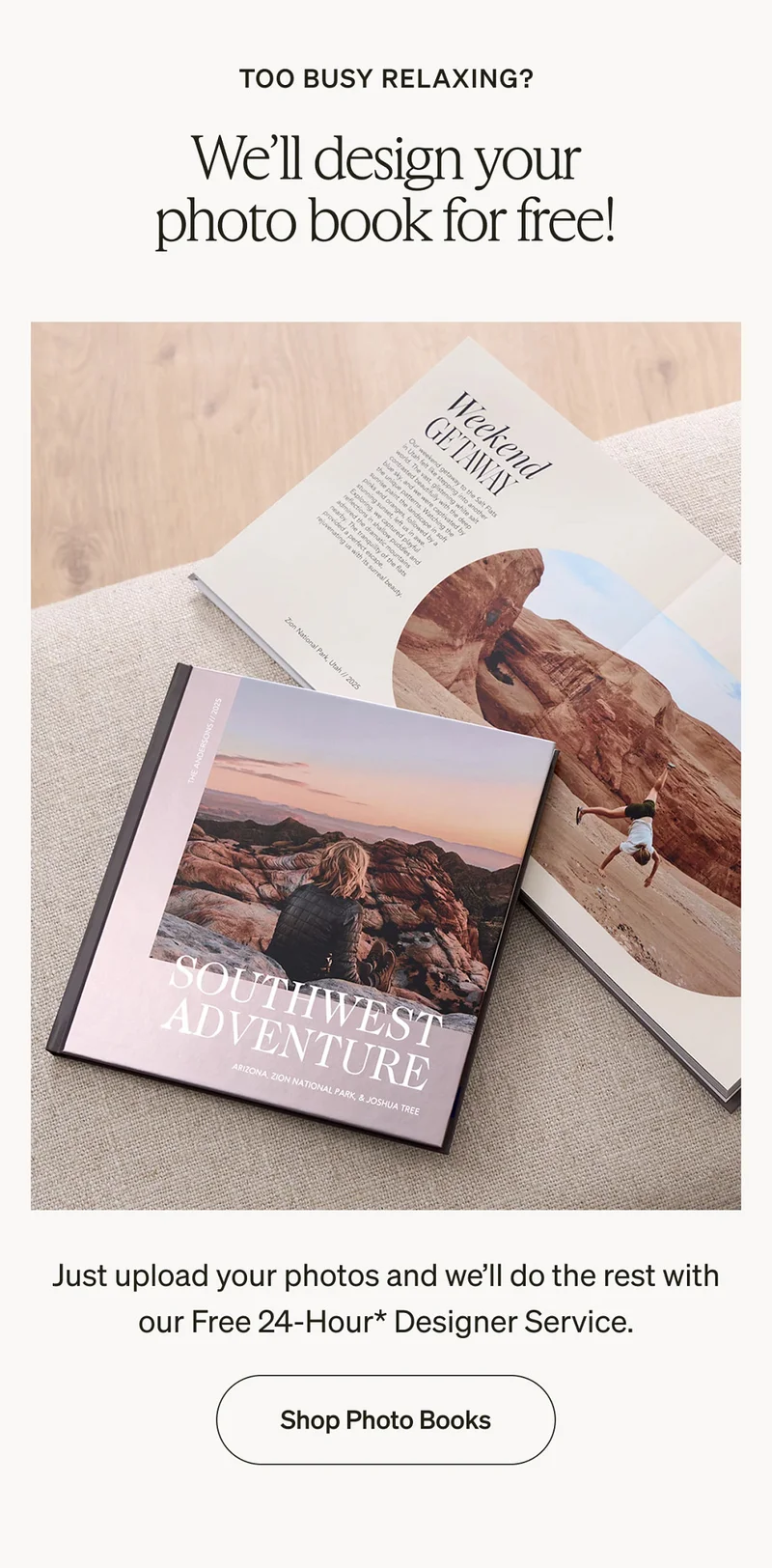 Unlimited FREE Photo Book Pages