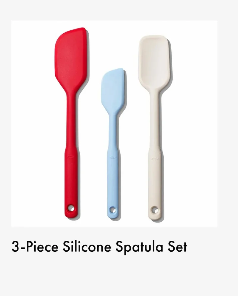 3-Piece Silicone Spatula Set