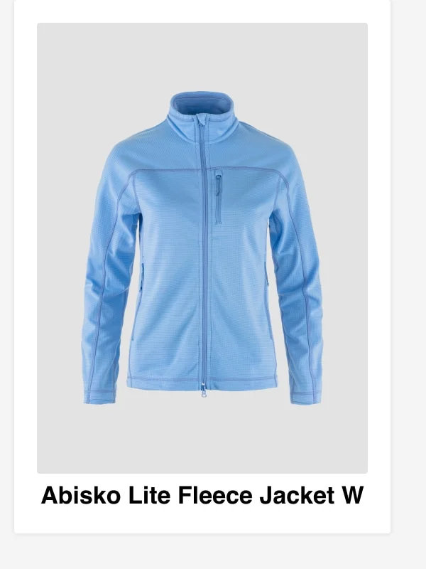 Abisko Lite Fleece Jacket W
