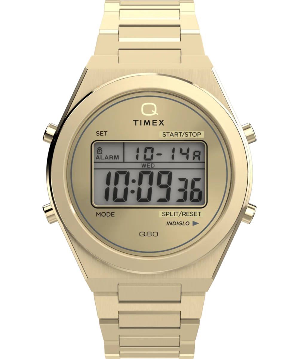 Image of Q Timex® Q80 Continental 39mm Stainless Steel Bracelet Watch
