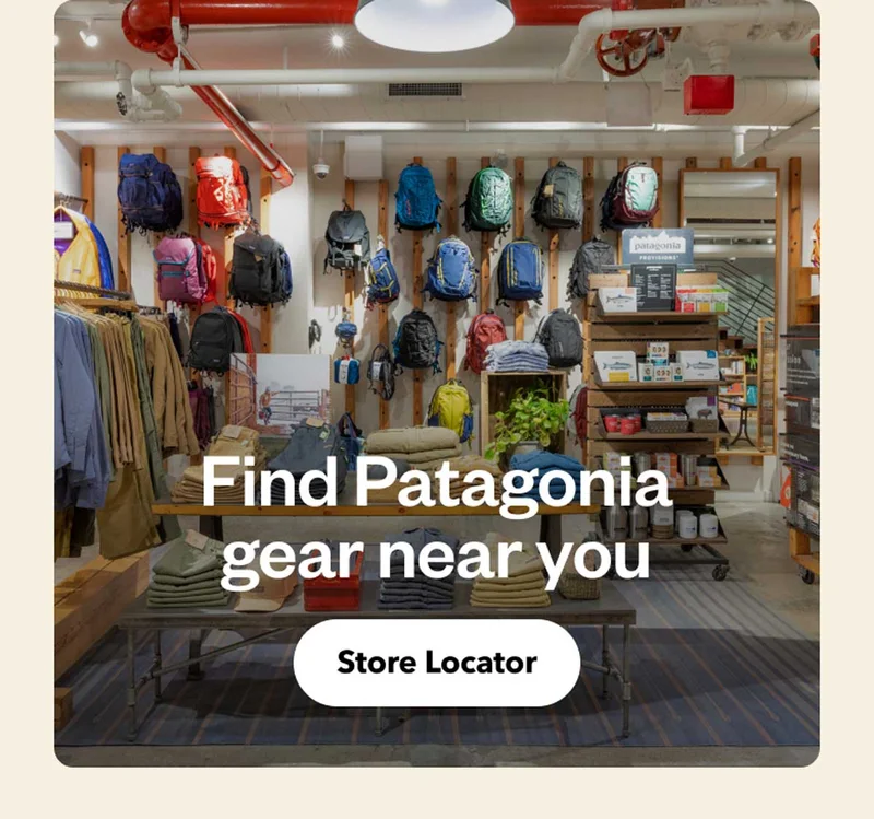 Find Patagonia gear near you.