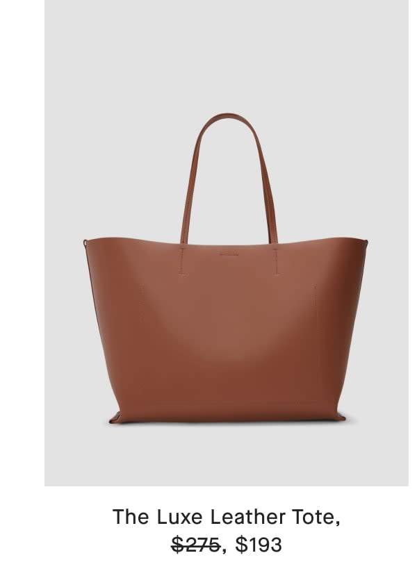 The Luxe Leather Tote